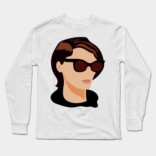 Girl with sunglasses Long Sleeve T-Shirt